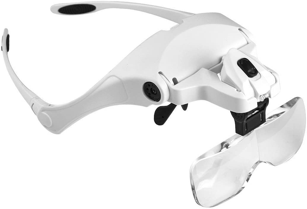 Lupenbrille mit LED Beleuchtung