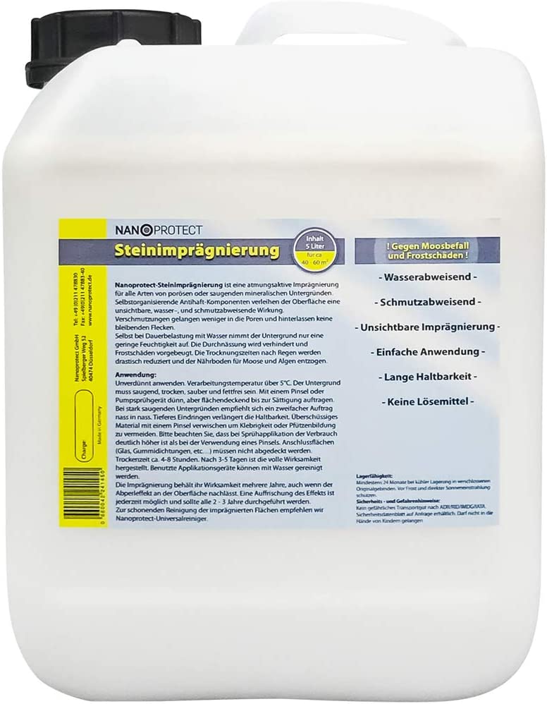 Steinimprägnierung auf Wasserbasis