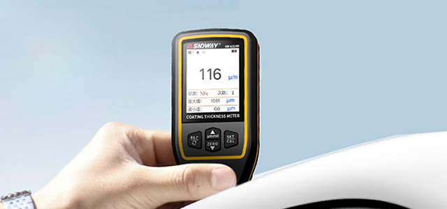 Schichtdickenmessgerät-Test